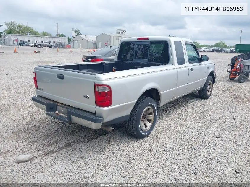 2004 Ford Ranger Edge/Tremor/Xlt VIN: 1FTYR44U14PB06953 Lot: 42251150