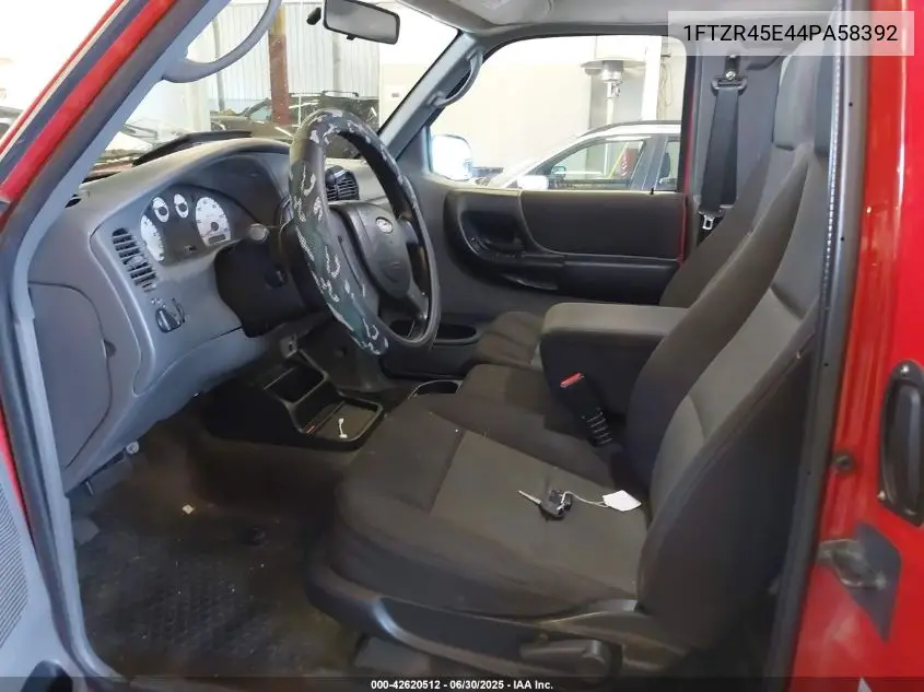 2004 Ford Ranger Edge/Tremor/Xlt VIN: 1FTZR45E44PA58392 Lot: 42620512