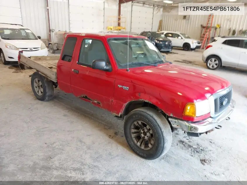 2004 Ford Ranger Edge/Tremor/Xlt VIN: 1FTZR45E54PB61806 Lot: 42623722