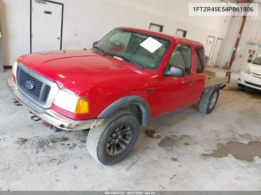2004 Ford Ranger Edge/Tremor/Xlt VIN: 1FTZR45E54PB61806 Lot: 42623722