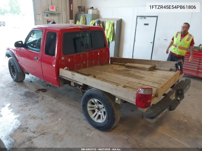 2004 Ford Ranger Edge/Tremor/Xlt VIN: 1FTZR45E54PB61806 Lot: 42623722
