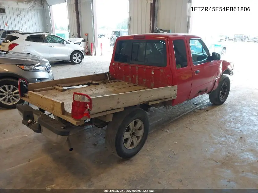 2004 Ford Ranger Edge/Tremor/Xlt VIN: 1FTZR45E54PB61806 Lot: 42623722