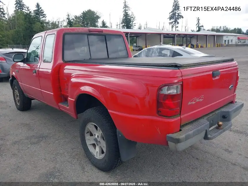 2004 Ford Ranger Xlt VIN: 1FTZR15EX4PA24486 Lot: 42625555