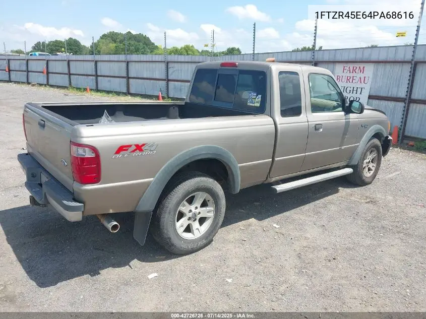 2004 Ford Ranger Edge/Tremor/Xlt VIN: 1FTZR45E64PA68616 Lot: 42726726