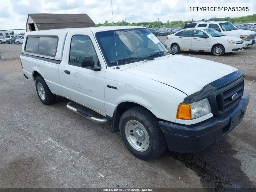 2004 Ford Ranger Unique Fleet VIN: 1FTYR10E54PA55065 Lot: 42746156