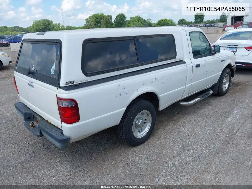 2004 Ford Ranger Unique Fleet VIN: 1FTYR10E54PA55065 Lot: 42746156