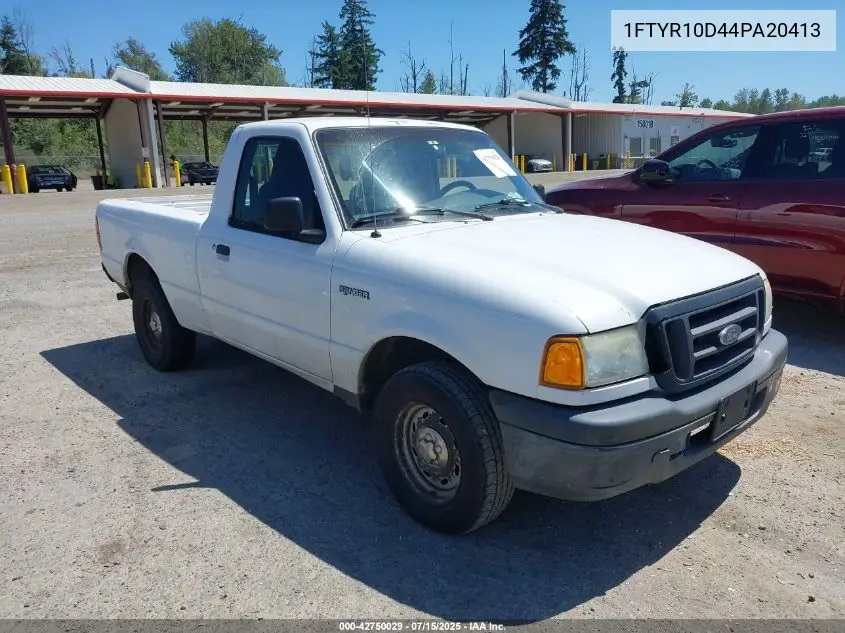 2004 Ford Ranger Xl/Xlt VIN: 1FTYR10D44PA20413 Lot: 42750029