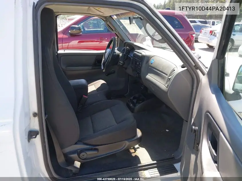 2004 Ford Ranger Xl/Xlt VIN: 1FTYR10D44PA20413 Lot: 42750029