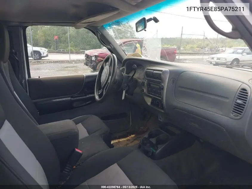 2005 Ford Ranger Edge/Fx4 Level Ii/Fx4 Off-Road/Xlt VIN: 1FTYR45E85PA75211 Lot: 42256764