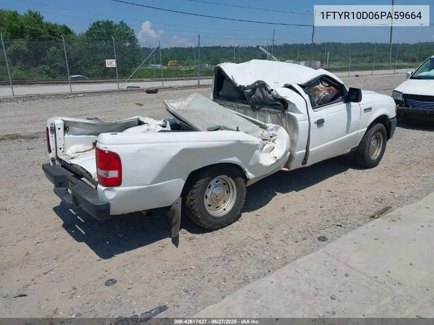 2006 Ford Ranger Xl/Xlt VIN: 1FTYR10D06PA59664 Lot: 42617427