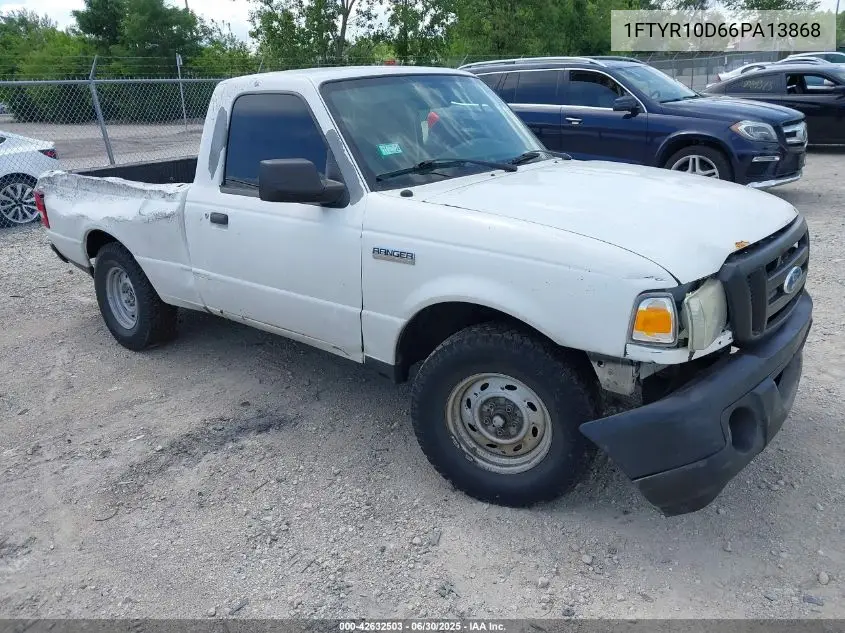 2006 Ford Ranger Xl/Xlt VIN: 1FTYR10D66PA13868 Lot: 42632503