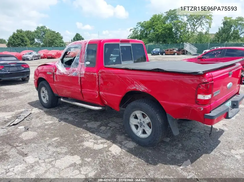 2006 Ford Ranger Fx4 Off-Road/Sport/Xl/Xlt VIN: 1FTZR15E96PA75593 Lot: 42751739