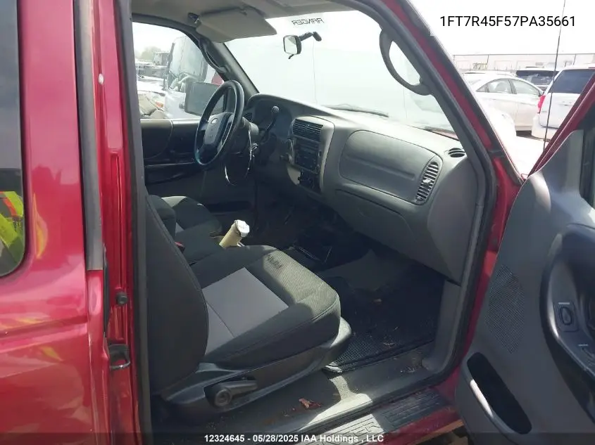 2007 Ford Ranger Super Cab VIN: 1FT7R45F57PA35661 Lot: 12324645