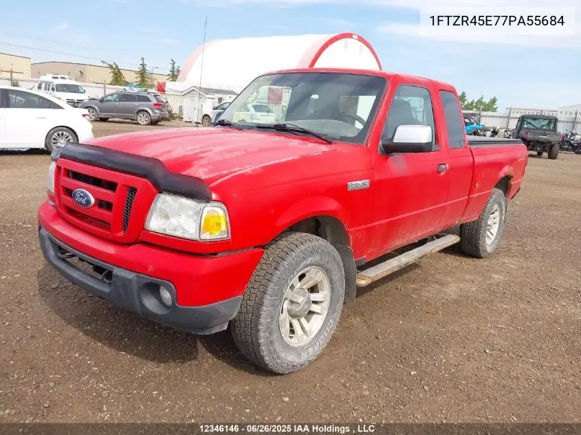 2007 Ford Ranger Super Cab VIN: 1FTZR45E77PA55684 Lot: 12346146
