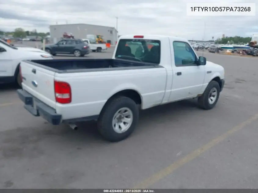 2007 Ford Ranger Stx/Xl/Xlt VIN: 1FTYR10D57PA73268 Lot: 42244083