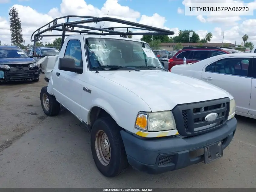 2007 Ford Ranger Sport/Stx/Xl/Xlt VIN: 1FTYR10U57PA06220 Lot: 42248381
