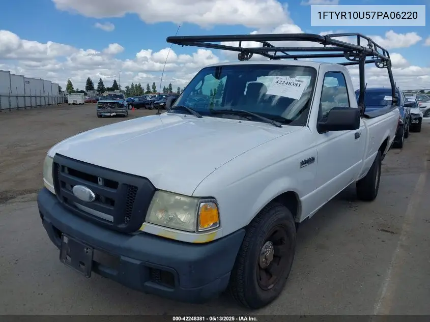 2007 Ford Ranger Sport/Stx/Xl/Xlt VIN: 1FTYR10U57PA06220 Lot: 42248381