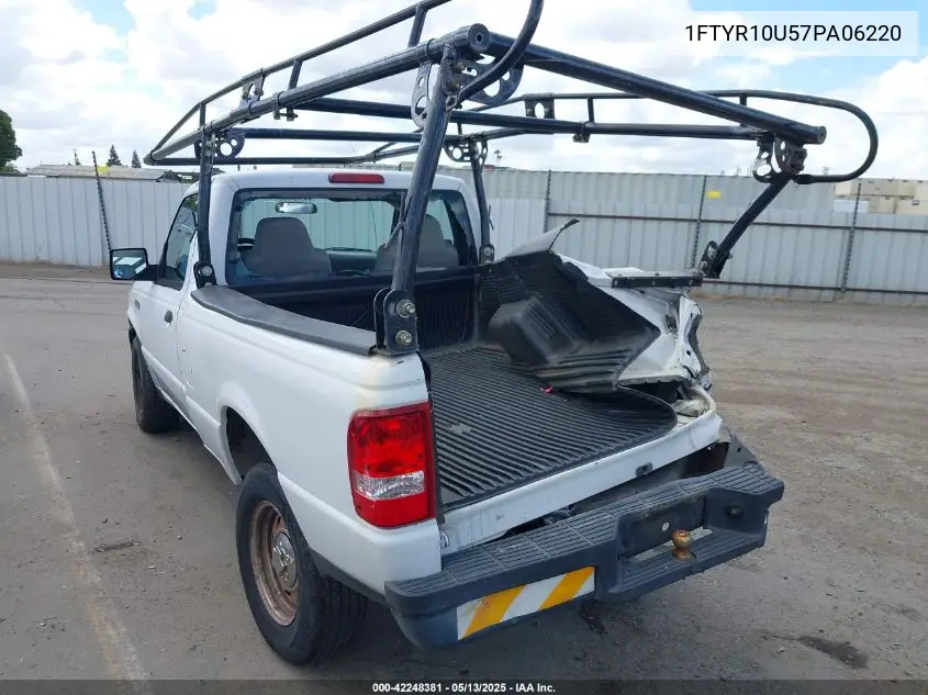 2007 Ford Ranger Sport/Stx/Xl/Xlt VIN: 1FTYR10U57PA06220 Lot: 42248381