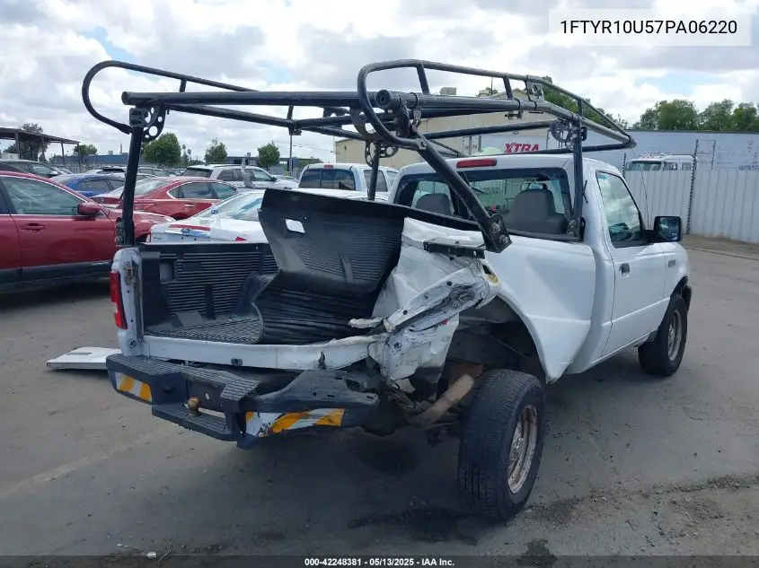 2007 Ford Ranger Sport/Stx/Xl/Xlt VIN: 1FTYR10U57PA06220 Lot: 42248381