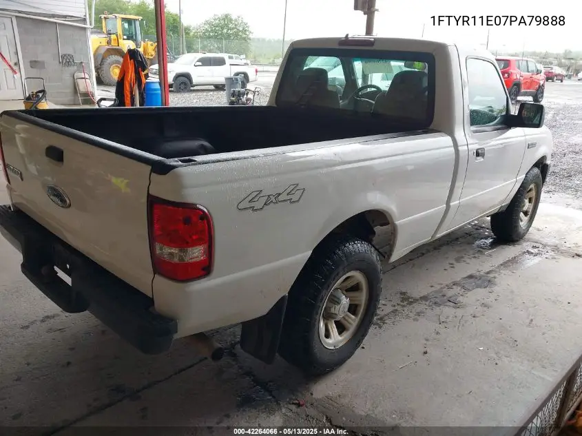 2007 Ford Ranger Sport/Xl/Xlt VIN: 1FTYR11E07PA79888 Lot: 42264066