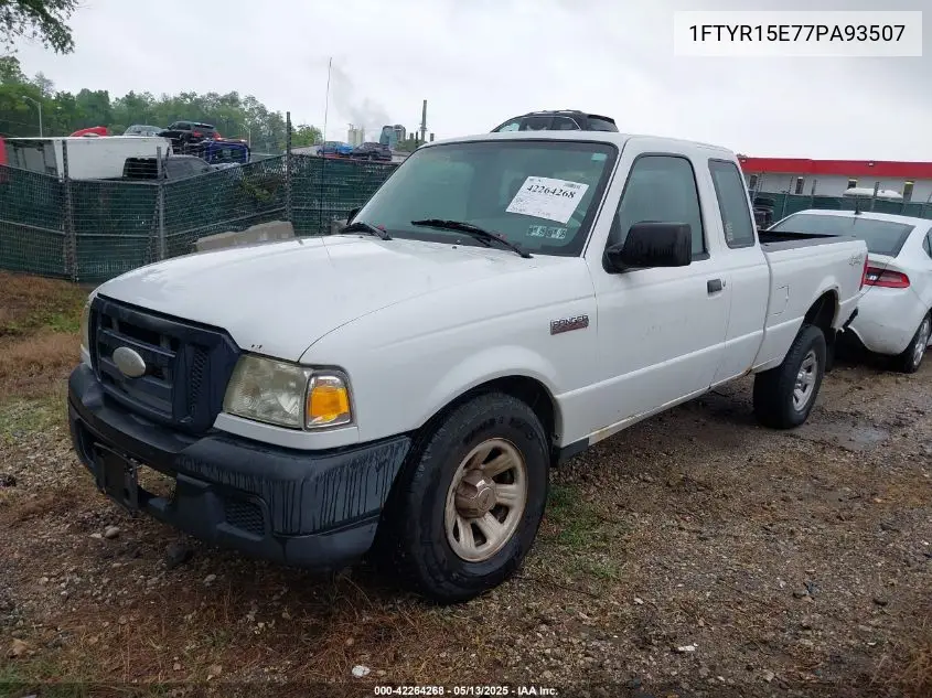 2007 Ford Ranger Fx4 Off-Road/Sport/Xl/Xlt VIN: 1FTYR15E77PA93507 Lot: 42264268