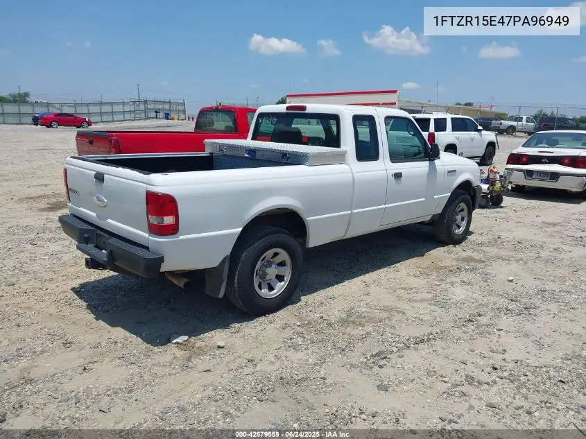 2007 Ford Ranger Fx4 Off-Road/Sport/Xl/Xlt VIN: 1FTZR15E47PA96949 Lot: 42579559