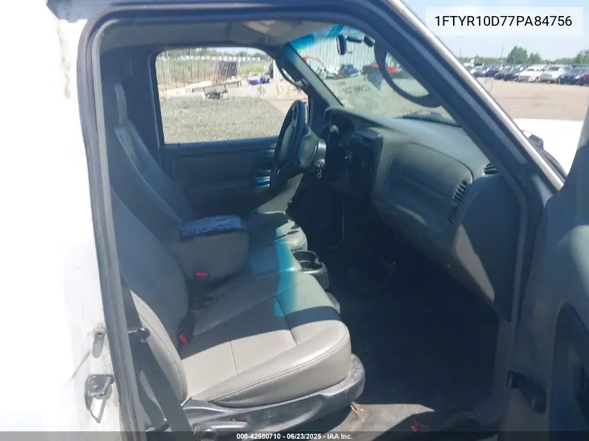 2007 Ford Ranger Stx/Xl/Xlt VIN: 1FTYR10D77PA84756 Lot: 42580710
