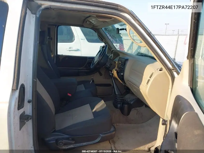 2007 Ford Ranger Stx/Xlt VIN: 1FTZR44E17PA72207 Lot: 42746307