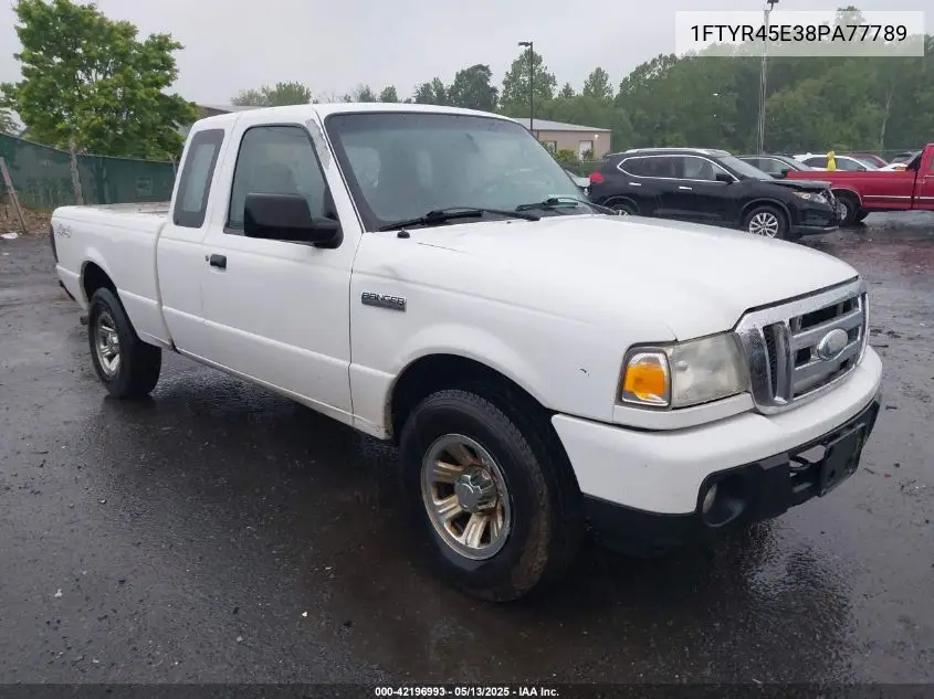 2008 Ford Ranger Fx4 Off-Road/Sport/Xlt VIN: 1FTYR45E38PA77789 Lot: 42196993