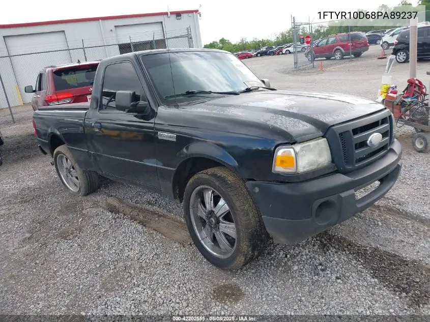 2008 Ford Ranger Xl/Xlt VIN: 1FTYR10D68PA89237 Lot: 42202555