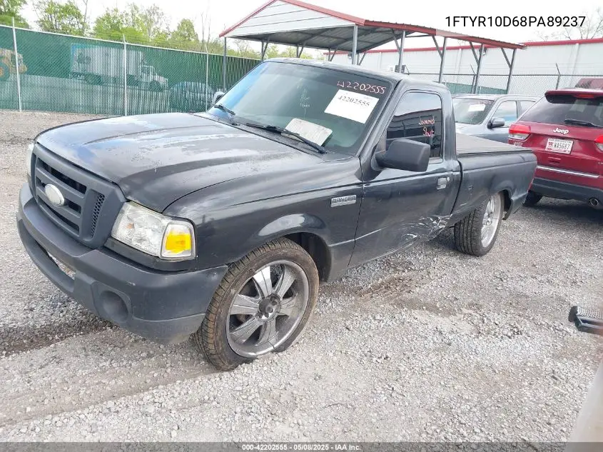 2008 Ford Ranger Xl/Xlt VIN: 1FTYR10D68PA89237 Lot: 42202555