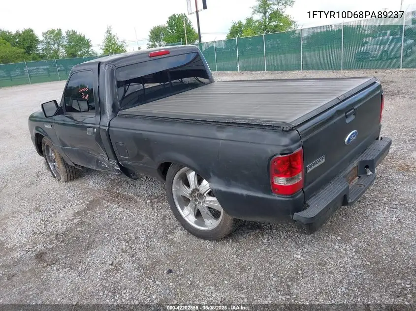2008 Ford Ranger Xl/Xlt VIN: 1FTYR10D68PA89237 Lot: 42202555