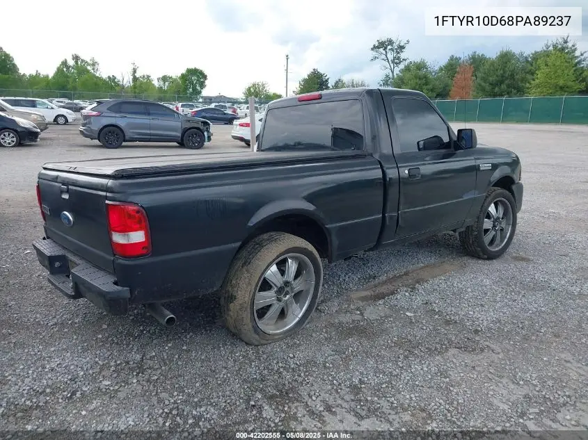 2008 Ford Ranger Xl/Xlt VIN: 1FTYR10D68PA89237 Lot: 42202555