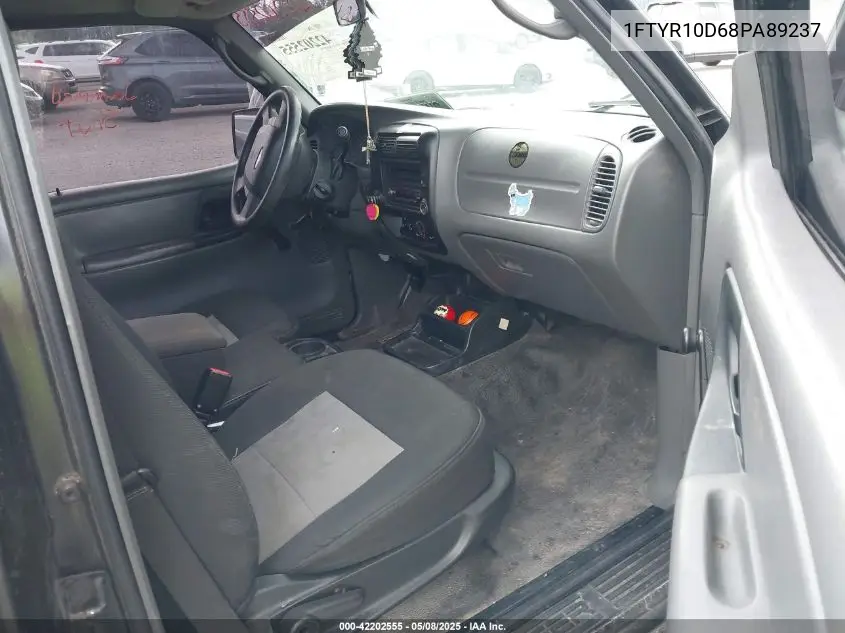 2008 Ford Ranger Xl/Xlt VIN: 1FTYR10D68PA89237 Lot: 42202555