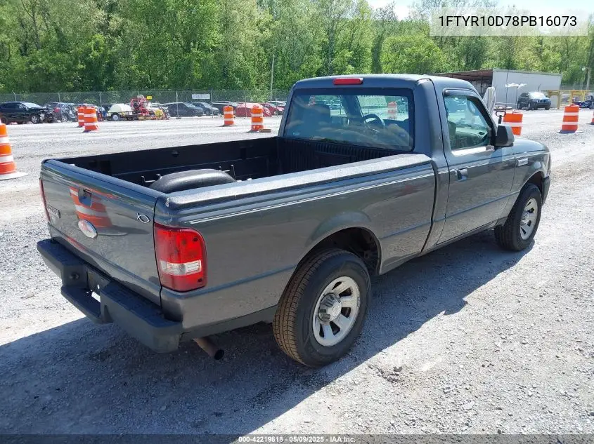 2008 Ford Ranger Xl/Xlt VIN: 1FTYR10D78PB16073 Lot: 42219818
