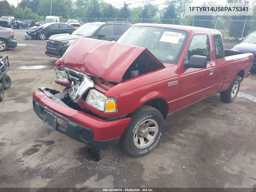 2008 Ford Ranger Sport/Xl/Xlt VIN: 1FTYR14U58PA75341 Lot: 42226478