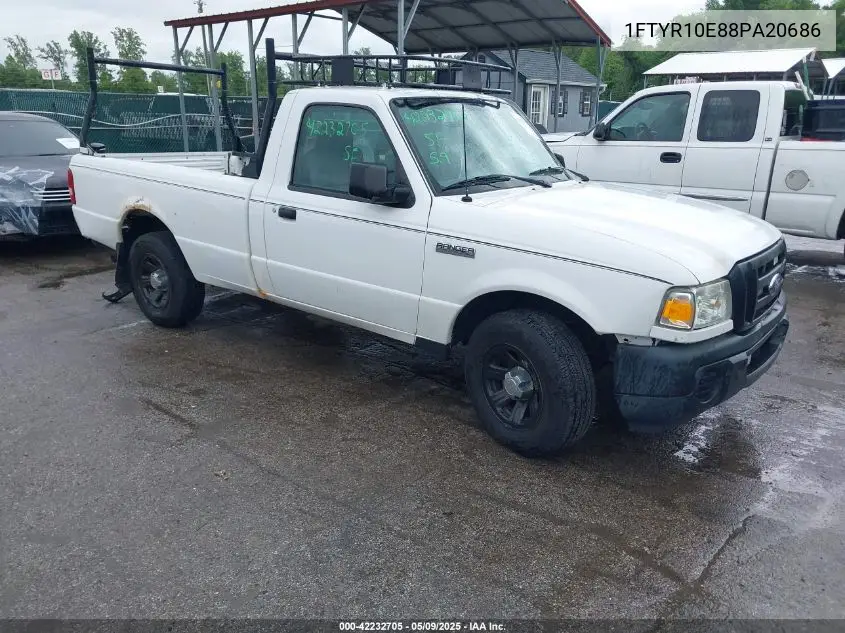 2008 Ford Ranger Xl/Xlt VIN: 1FTYR10E88PA20686 Lot: 42232705