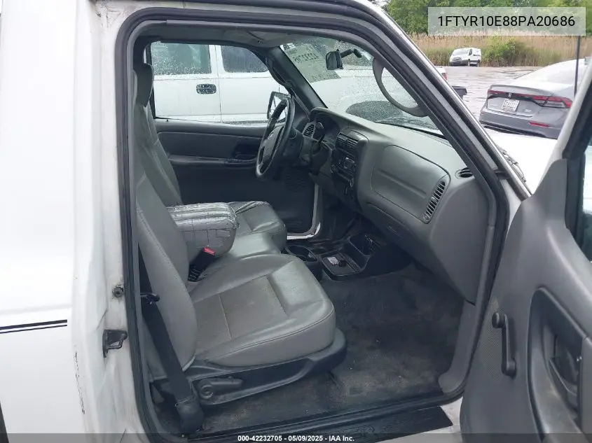 2008 Ford Ranger Xl/Xlt VIN: 1FTYR10E88PA20686 Lot: 42232705
