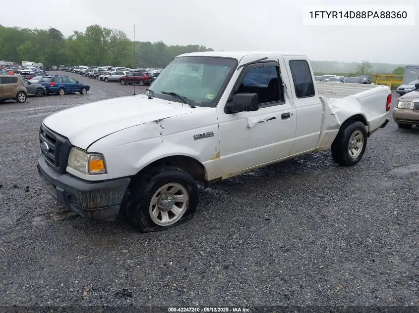 2008 Ford Ranger Xl/Xlt VIN: 1FTYR14D88PA88360 Lot: 42247210