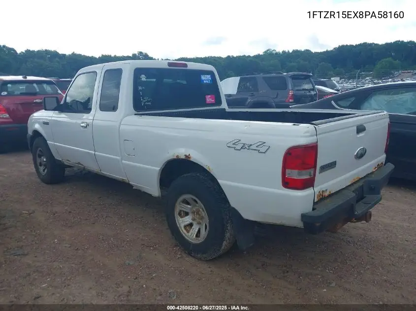2008 Ford Ranger Fx4 Off-Road/Sport/Xl/Xlt VIN: 1FTZR15EX8PA58160 Lot: 42508220