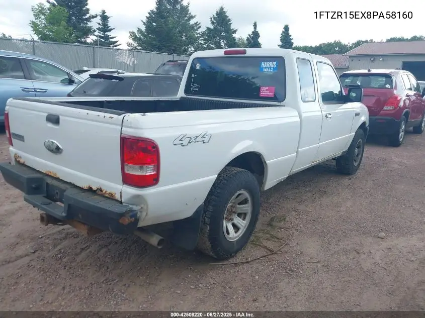 2008 Ford Ranger Fx4 Off-Road/Sport/Xl/Xlt VIN: 1FTZR15EX8PA58160 Lot: 42508220