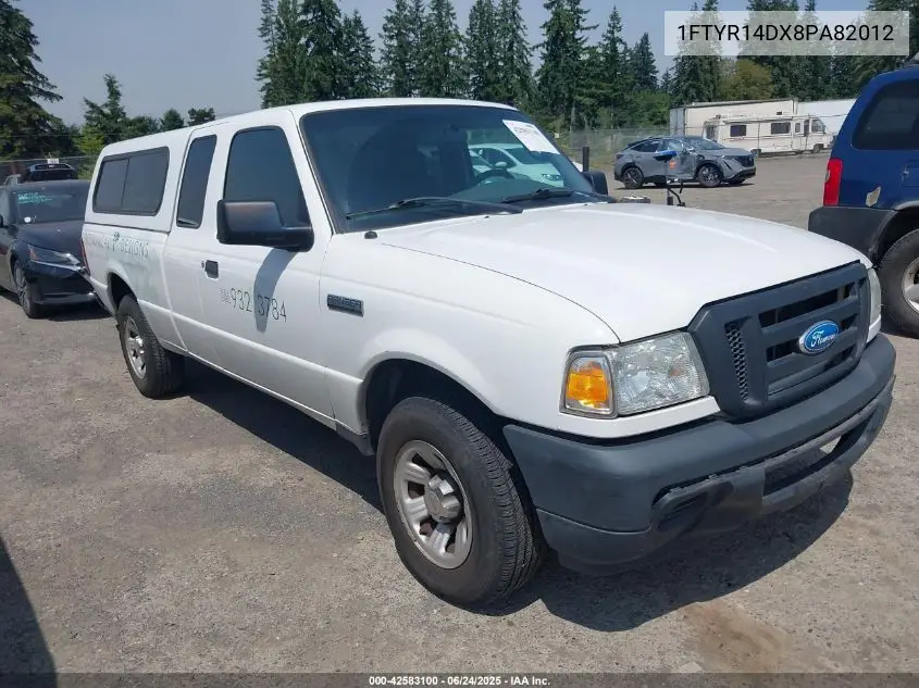2008 Ford Ranger Xl/Xlt VIN: 1FTYR14DX8PA82012 Lot: 42583100