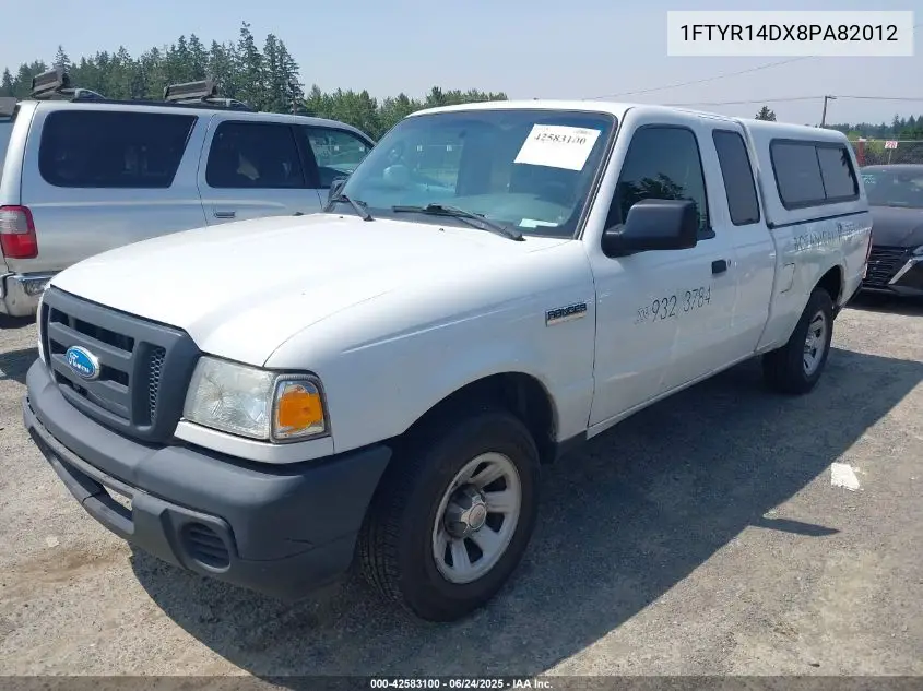 2008 Ford Ranger Xl/Xlt VIN: 1FTYR14DX8PA82012 Lot: 42583100