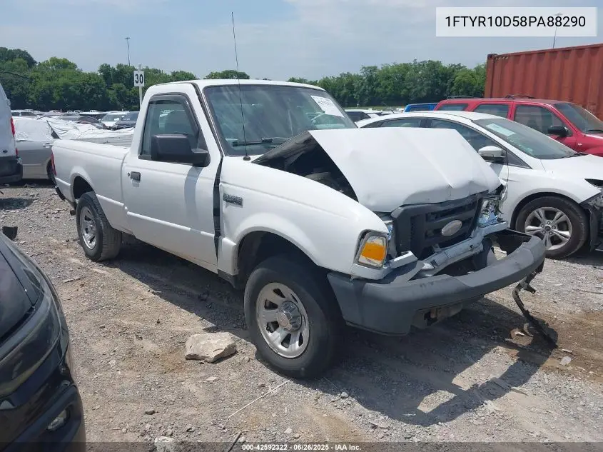 2008 Ford Ranger Xl/Xlt VIN: 1FTYR10D58PA88290 Lot: 42592322