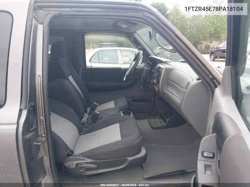 2008 Ford Ranger Fx4 Off-Road/Sport/Xlt VIN: 1FTZR45E78PA18104 Lot: 42608837