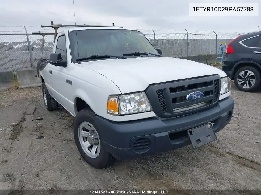 2009 Ford Ranger VIN: 1FTYR10D29PA57788 Lot: 12341527