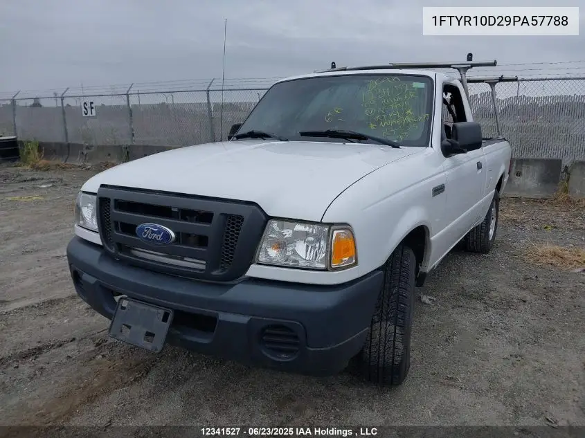 2009 Ford Ranger VIN: 1FTYR10D29PA57788 Lot: 12341527