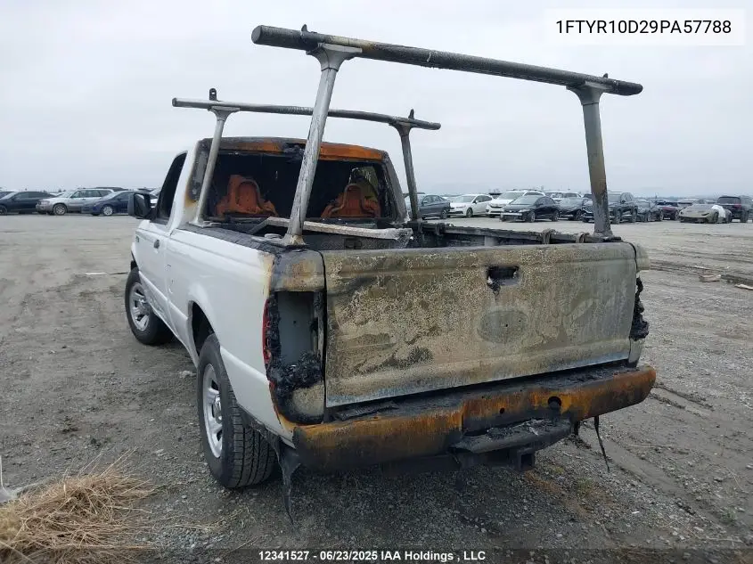 2009 Ford Ranger VIN: 1FTYR10D29PA57788 Lot: 12341527