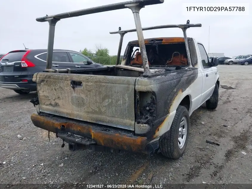 2009 Ford Ranger VIN: 1FTYR10D29PA57788 Lot: 12341527