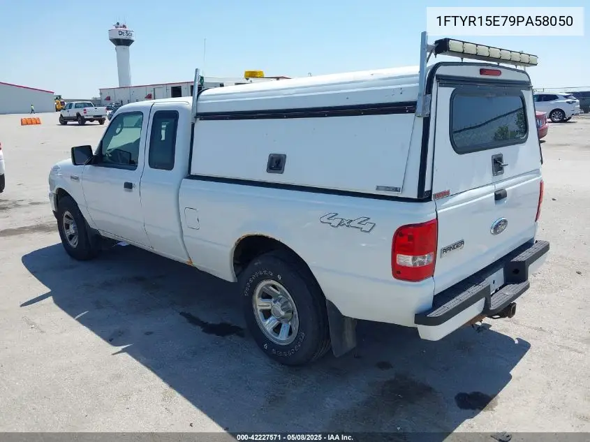 2009 Ford Ranger Fx4 Off-Road/Sport/Xl/Xlt VIN: 1FTYR15E79PA58050 Lot: 42227571